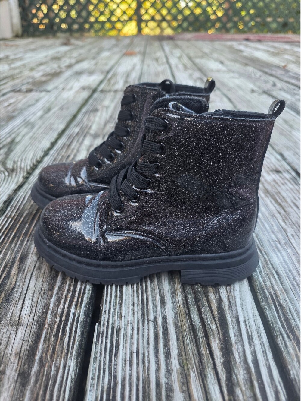 Thereabouts little Girls Lil Reese Flat Heel Combat Boots